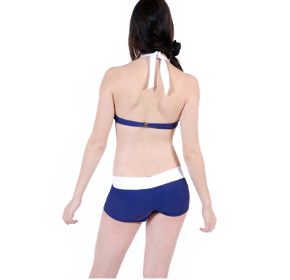 Banned - Sailor Girl Bikinihose - Blau/Weiß